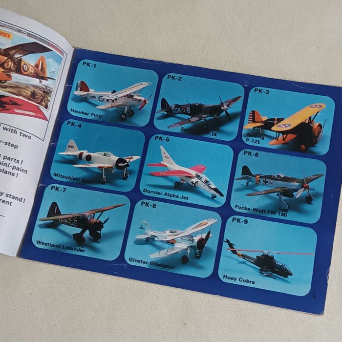 Raro e antigo catálogo matchbox 1974