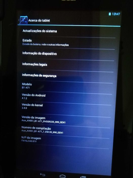 Tablet Acer Iconia B1