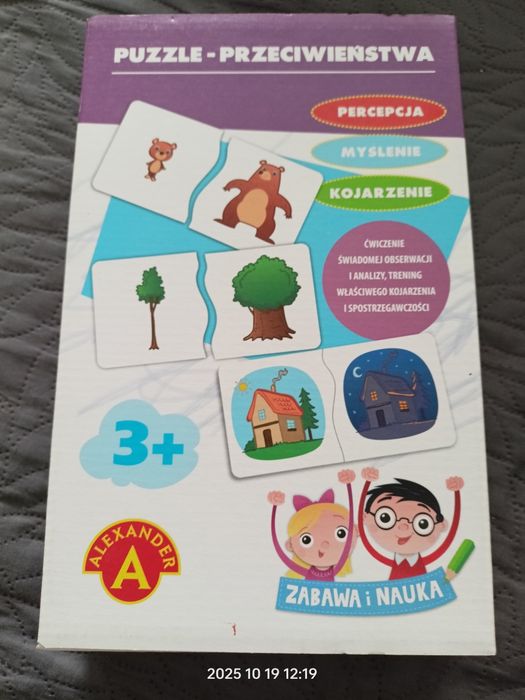 Puzzle przeciwieństwa 3+ Aleksander
