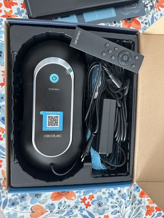 Robô Limpa-Vidros Conga Windroid 1090 Double Spray X-treme