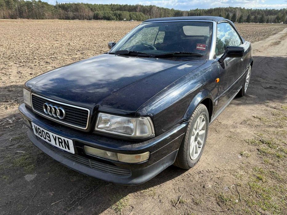 audi 80 2.6 b4 cabrio klima aut błotnik zderzak maska lampa chłodnica pas tylko cały przód 1995 przebieg 48 tys.km.