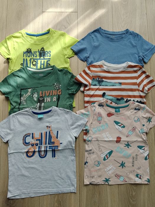 Koszulki T-shirt chłopięce r.110 Pepco,C&A