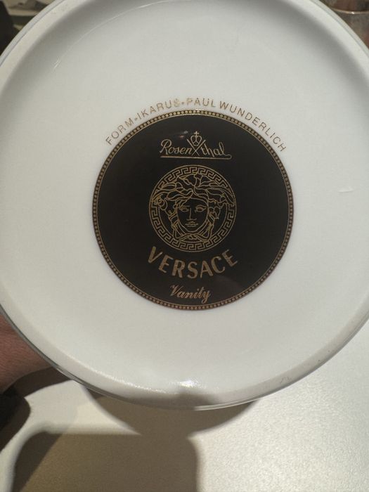 Bules de chá e leite Versace Rosen thal , modelo Vanity