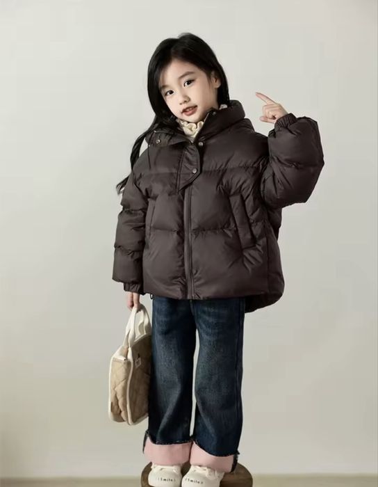 Куртка шоколадная пуховик