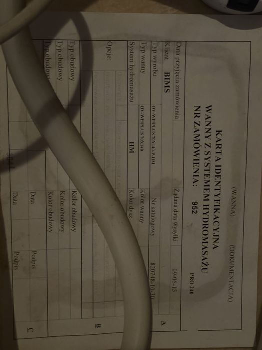 Wanna z hydromasażem