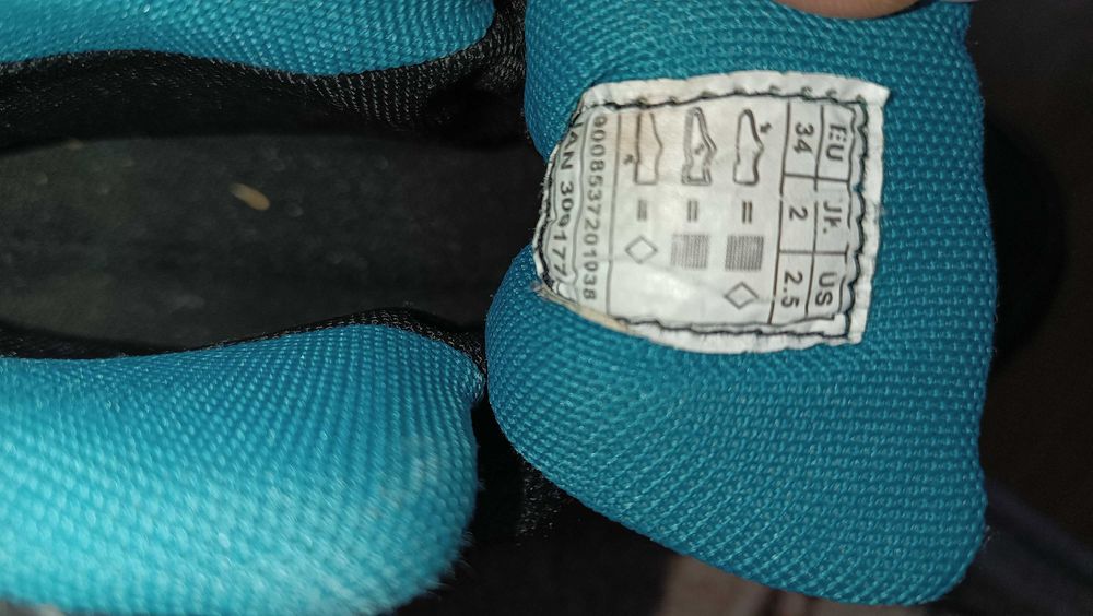 Деми ботиночки ботинки кросівки осінь весна Crivit, 34