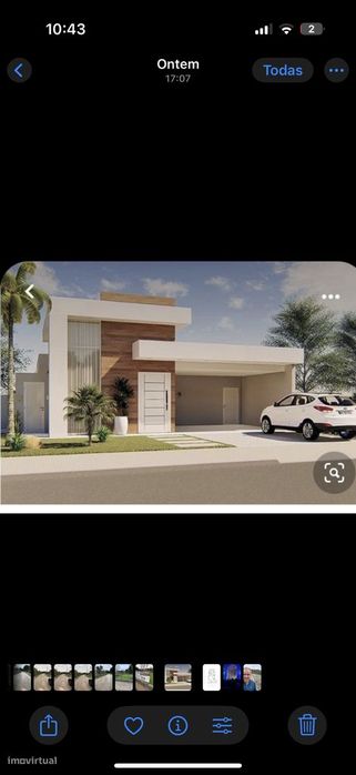 Residential plot with approved architectural project
