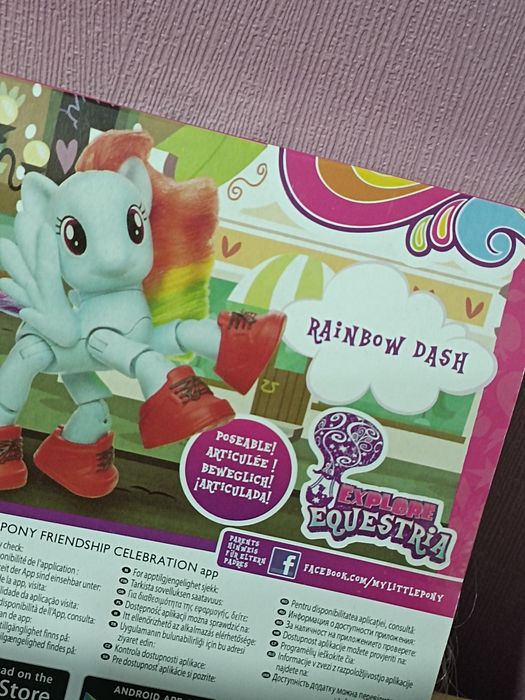 My Little Pony Rainbow Dash nowy zestaw G4 Hasbro figurka MLP kucyk