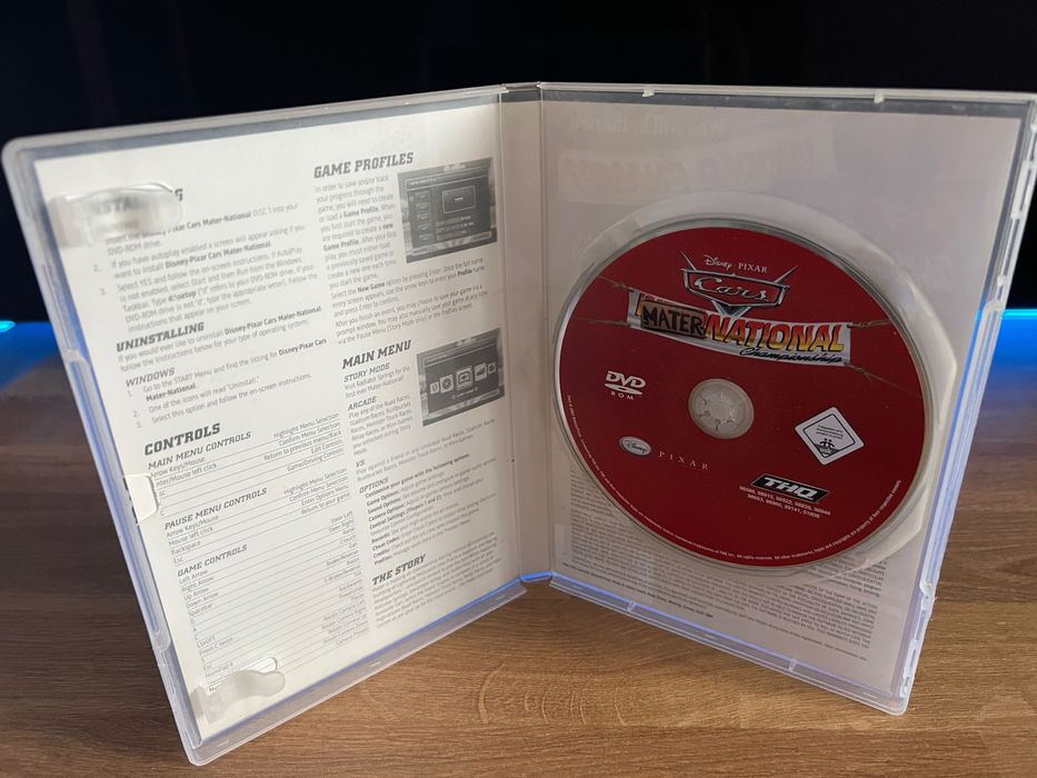 Cars Auta Mater-National Championship gra (PC EN 2007) DVD premierowa