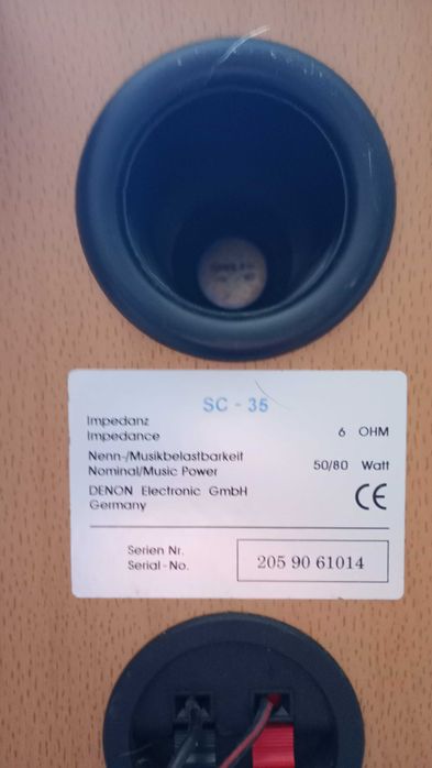 Głośniki Monitory Denon SC 35