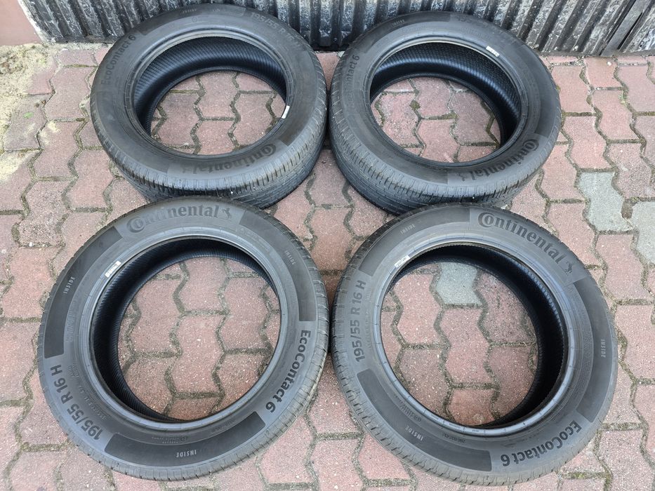 Komplet opon letnich 195/55R16 87H Continental EcoContact 6