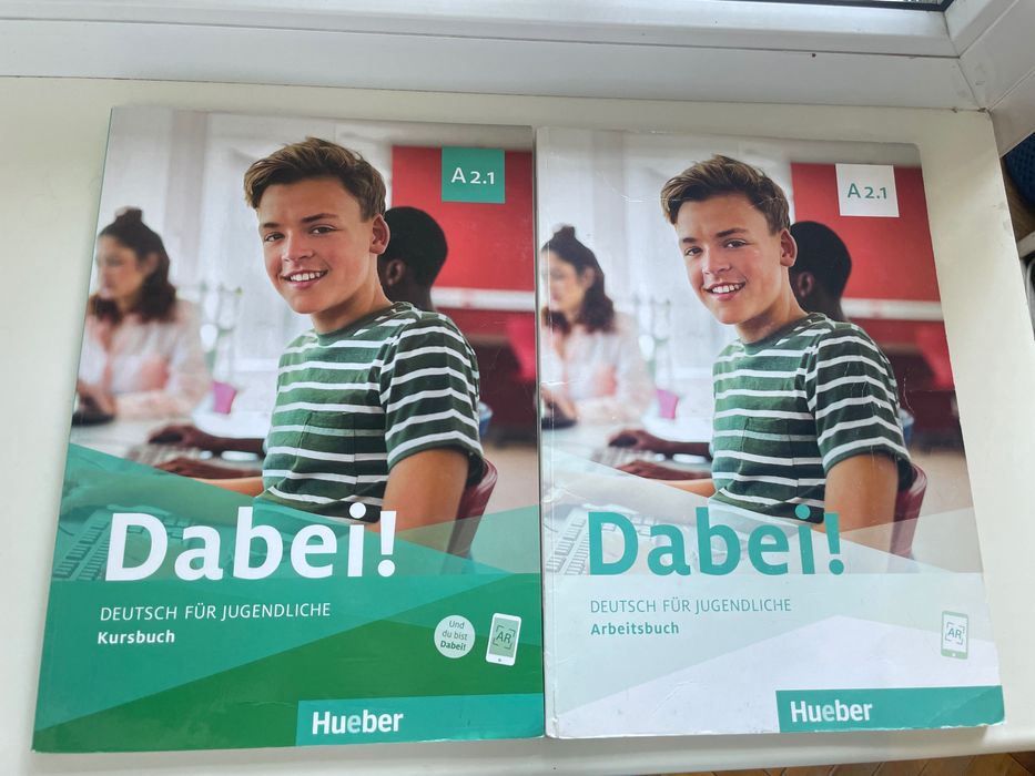 Підручники з Німецької мови Dabei A2.1 kursbuch, arbeitsbuch