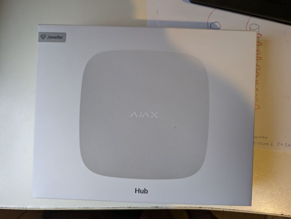Ajax hub (2G) jeweller 25452.01.WH1