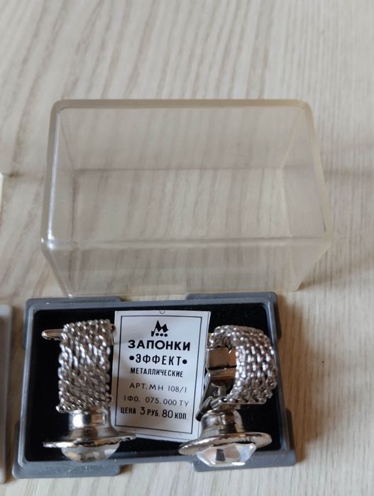 Запонки периода СССР