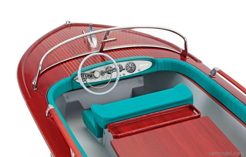 Riva Junior 1966 Motorboat motorówka Ivory Sea Blue Mitica 1:18