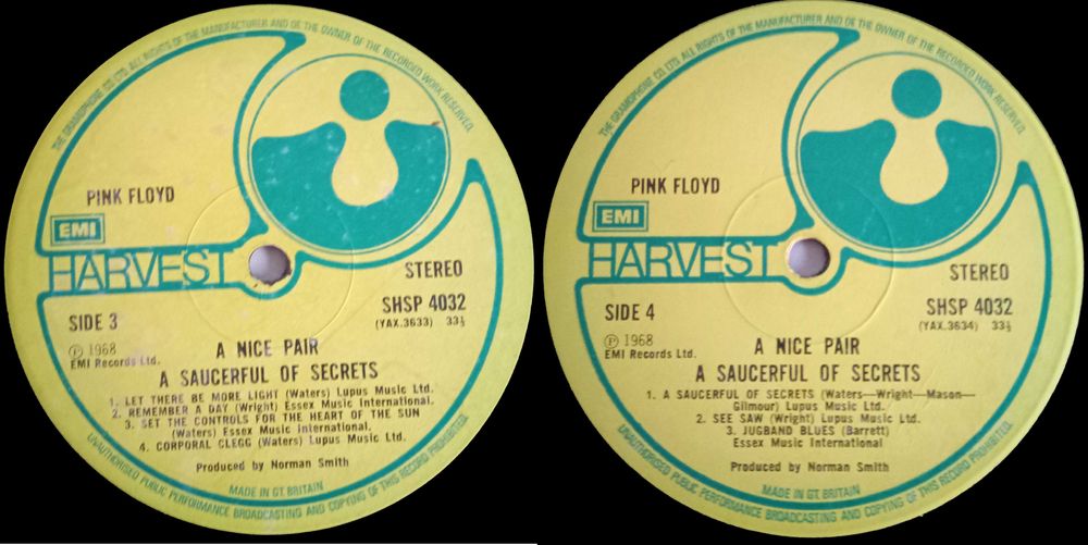 Pink Floyd	- - - - -	A Nice Pair	- - - - -	2 X LP