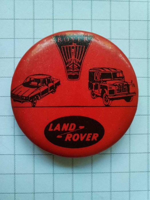 Stara oryginalna przypinka , odznaka Land Rover