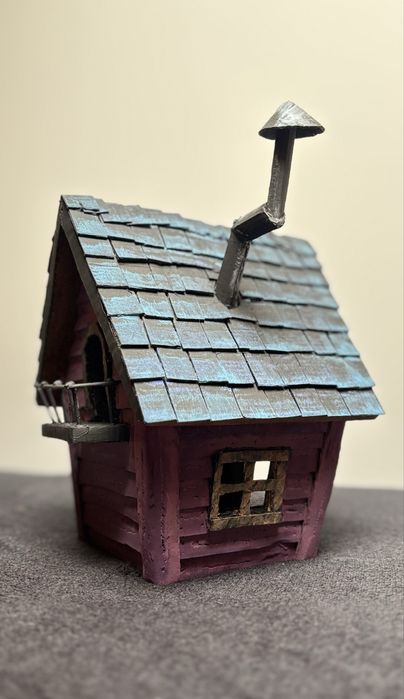 Ręcznie robiony domek z kartonu – unikatowa dekoracja handmade