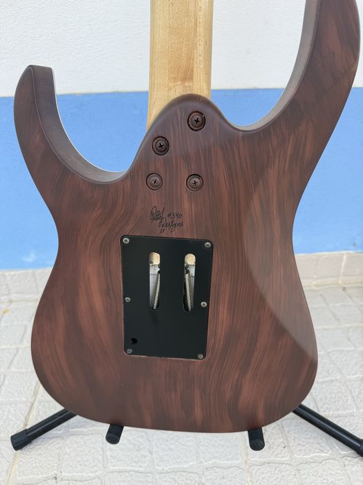 Troco Ibanez RG350DX personalizada por violão acústico