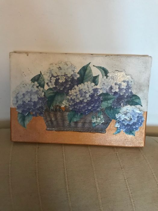 Quadro em tela com relevo64309882274307120