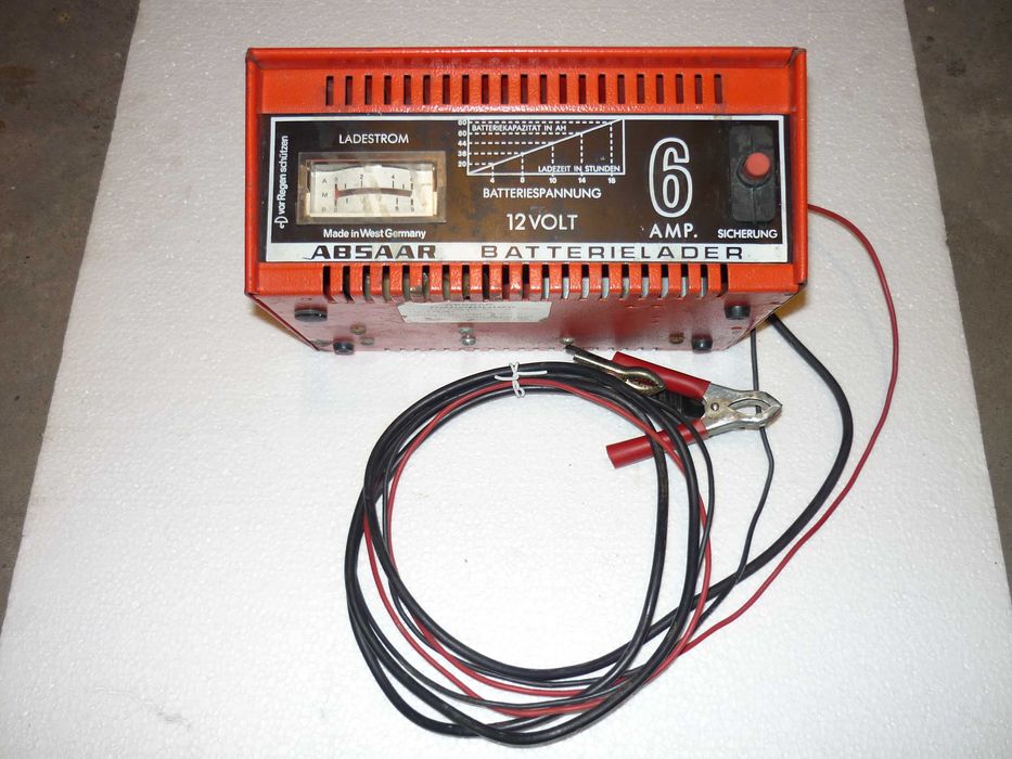 Prostownik/ładowarka ABSAAR 6A 12 V Made in Germany