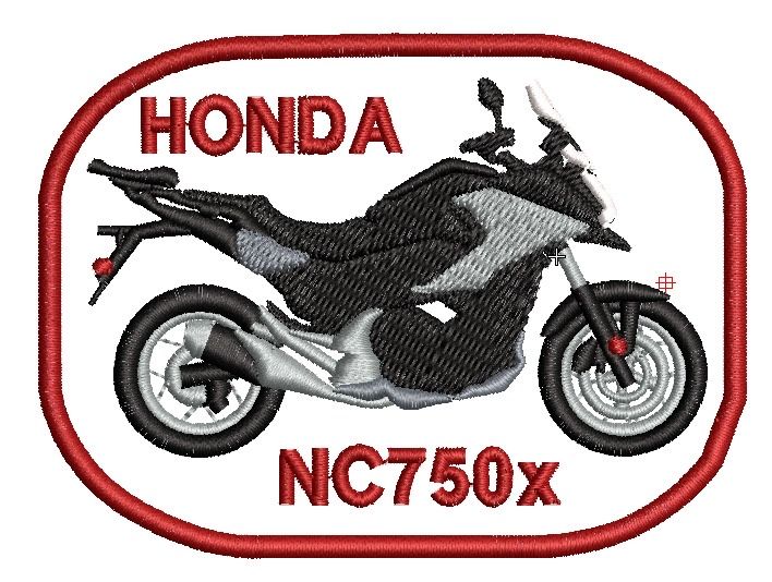 Bordado De motos personalizados