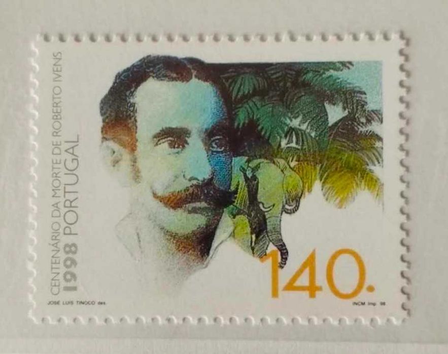 Série de Selos Centenario da Morte de Roberto Ivens - 1998