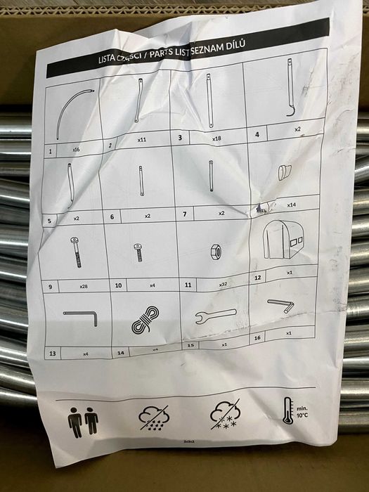 Теплица, парник, теплиця з вікнами, каркас 0,6мм, армированная пленка