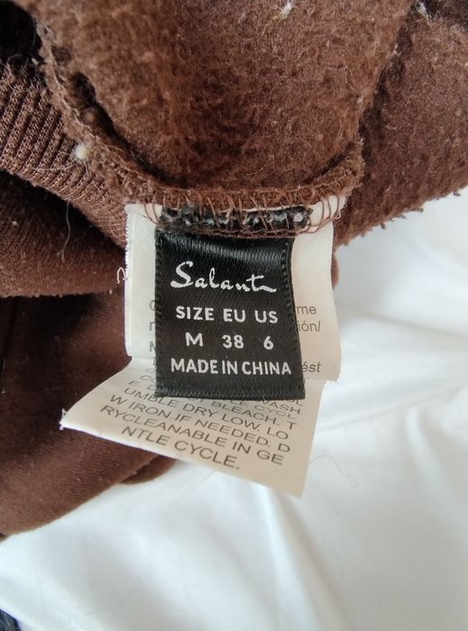 Bluza brązowa 36 ze szkieletem na Halloween