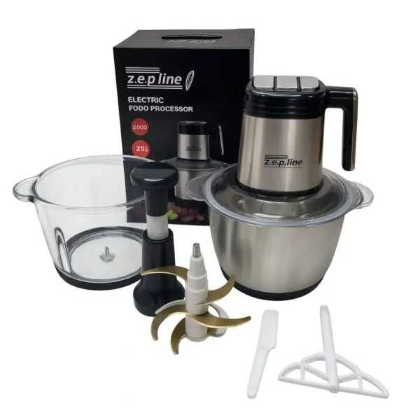 Німецький подрібнювач 3000 Вт! Блендер-подрібнювач 6в1 Zepline ZP-219