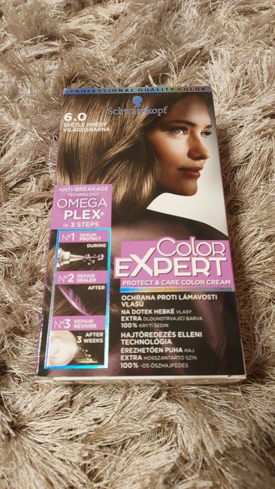 Farba Schwarzkopf color expert 6.0 jasny brąz