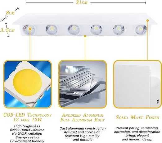 Nowa lampa LED / kinkiet / ścienna / lampka /31 cm !473! OKAZJA