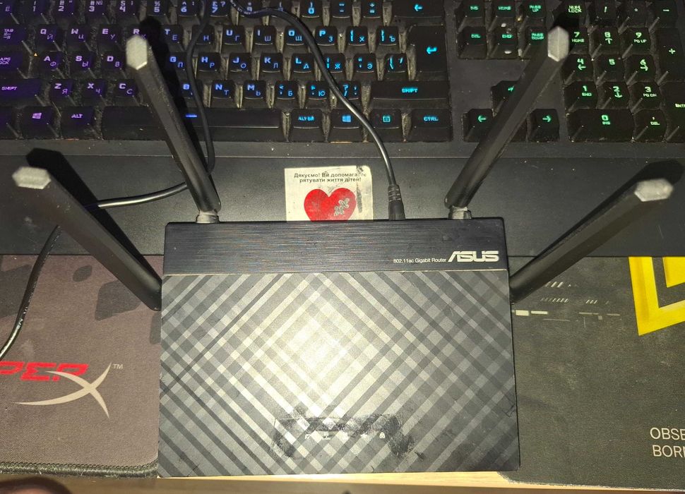 Роутер Asus AC1300 Dual Band Gigabit Router (model RT-AC58U)