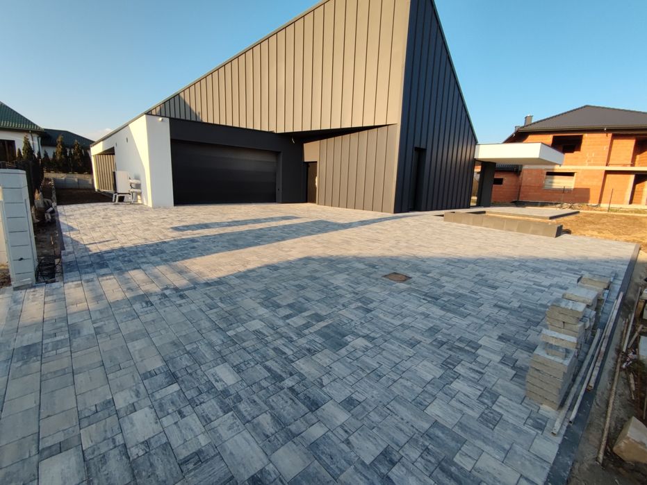 Usługi brukarskie kompleksowe układanie kostki brukowej