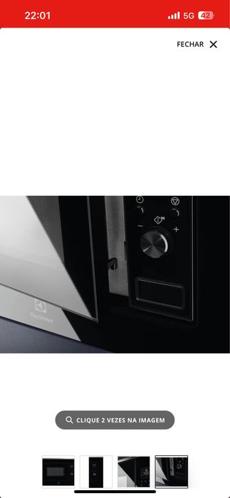 Micro-ondas Encastre ELECTROLUX (20 L - Sem Grill - Preto)