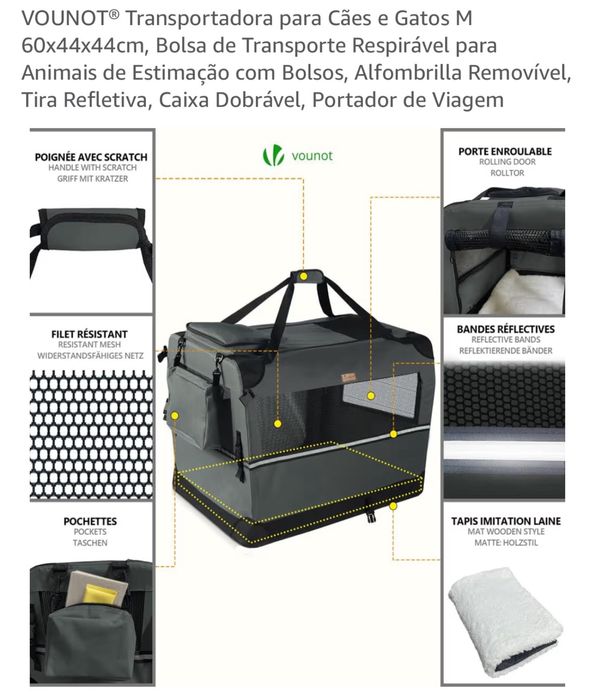 Transportadora cães