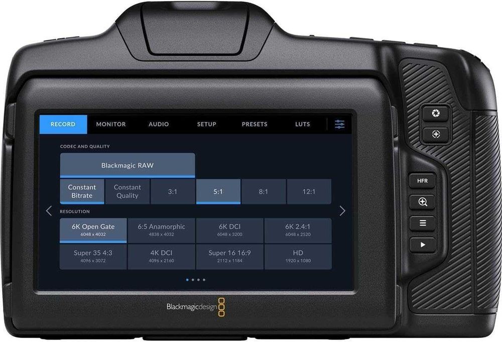 Blackmagic Cinema Camera 6K FF | SELADA | 3 ANOS DE GARANTIA
