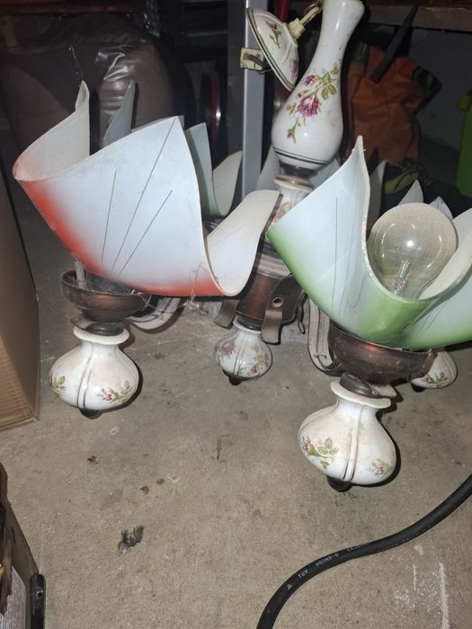 Żyrandol PRL 70-80 lata