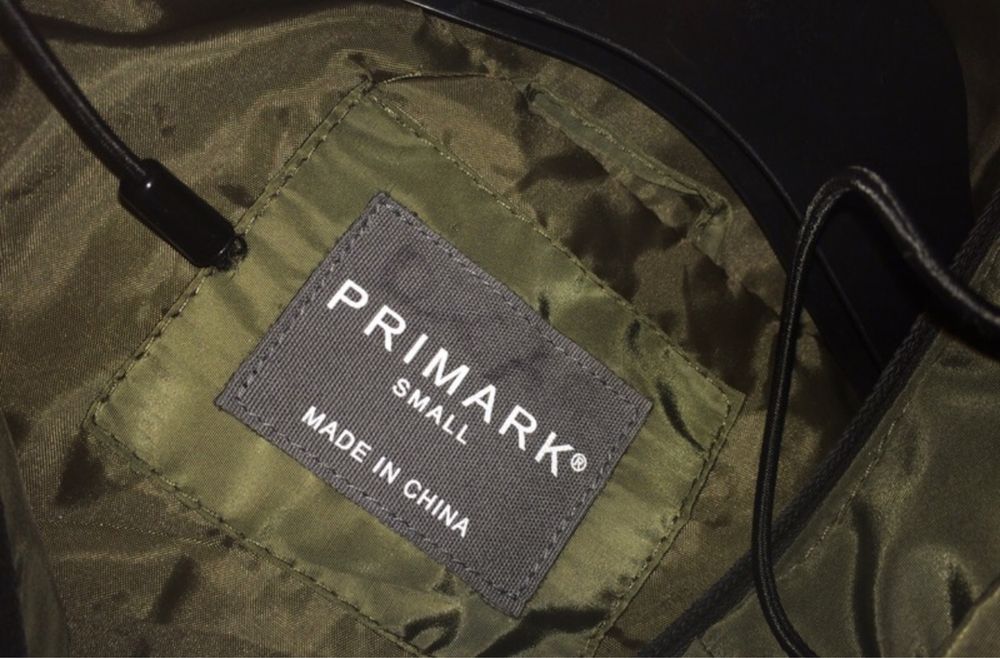 Bardzo gruba zimowa puchowa kurtka płaszcz Primark