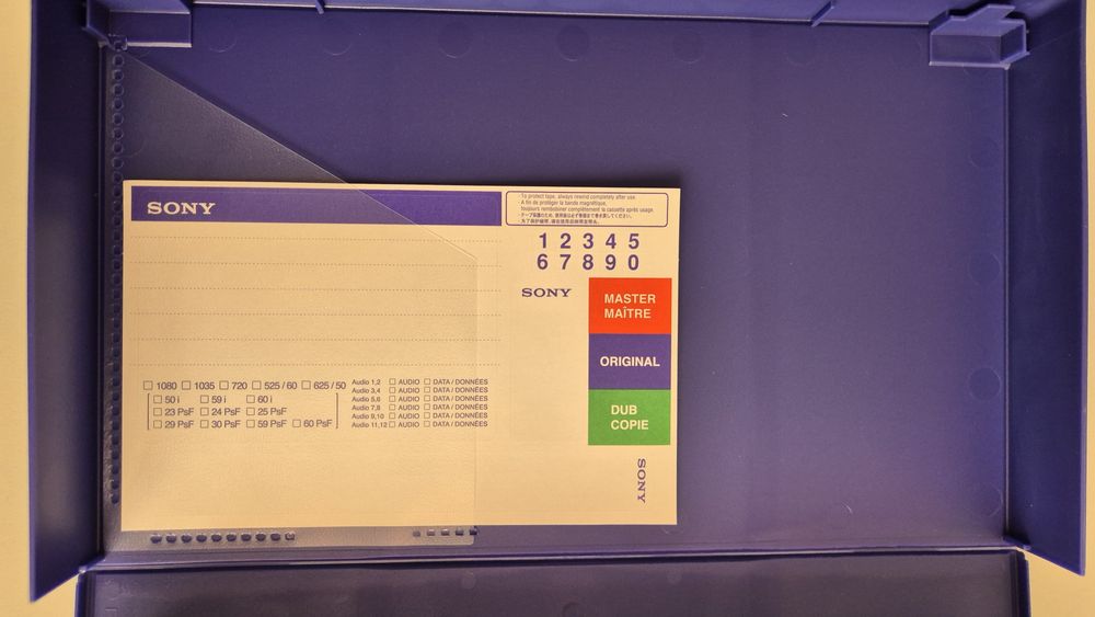 Kaseta Digital Sony 124