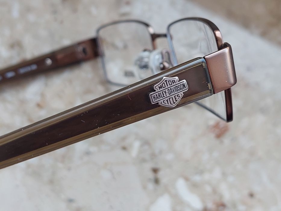 Мужские металлические очки большого размера HD 381 от Harley-Davidson!