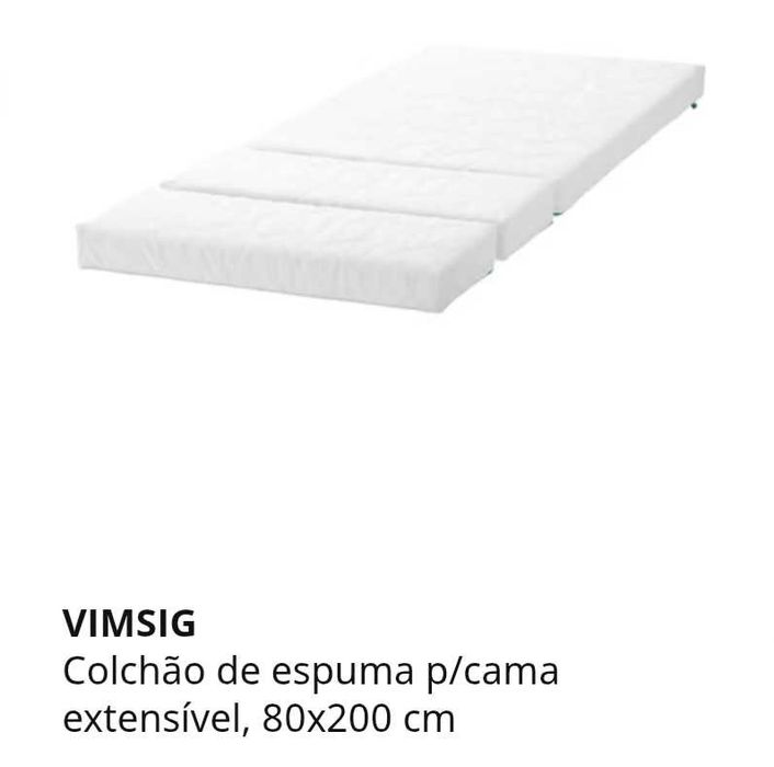 Cama extensível criança + roupeiro de criança+ colchão extensível - IKEA
