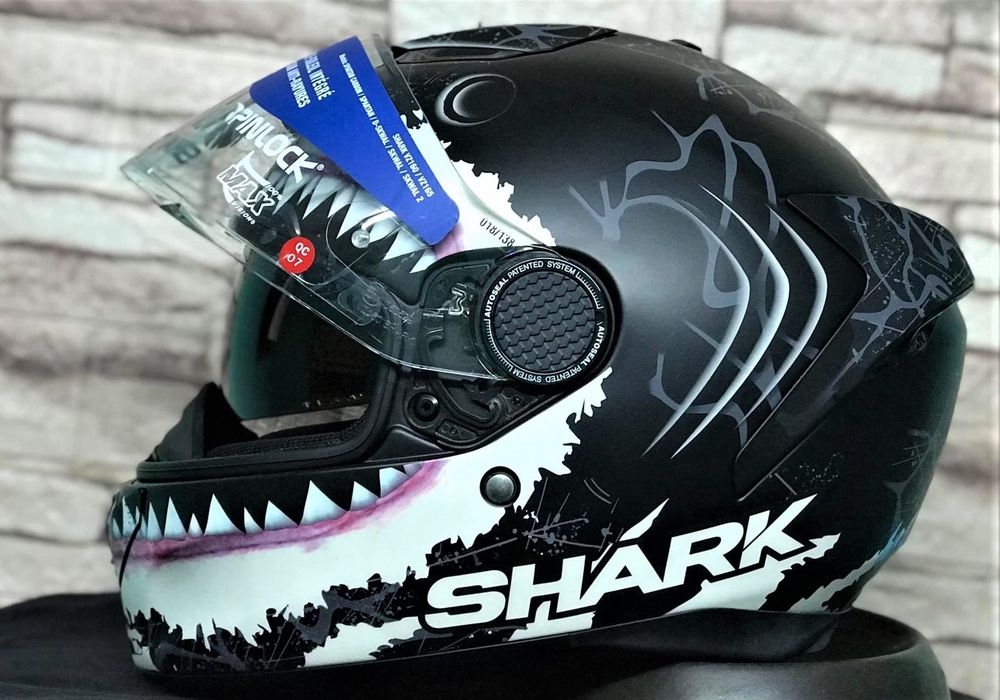 Capacete NOVO Shark Spartan WHT Matt (50% DESCONTO) Tamanho L