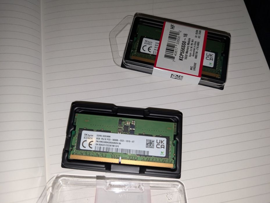 16GB Memória RAM DDR5 SODIMM 5600MHz 2x8GB memória portátil mini pc