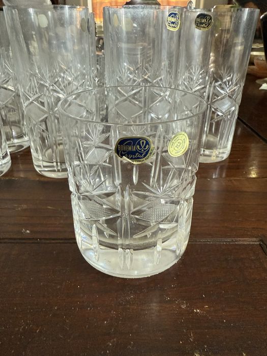 copos de cristal Bohemia - Nunca usados