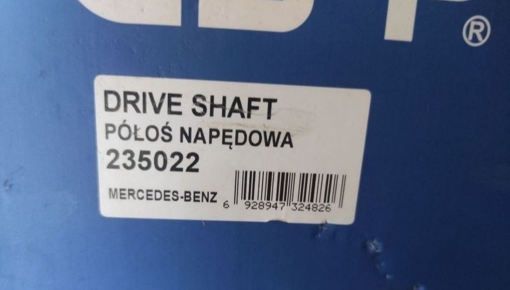 Mercedes Vito Viano Мерседес Віто Віано піввісь привід полуось