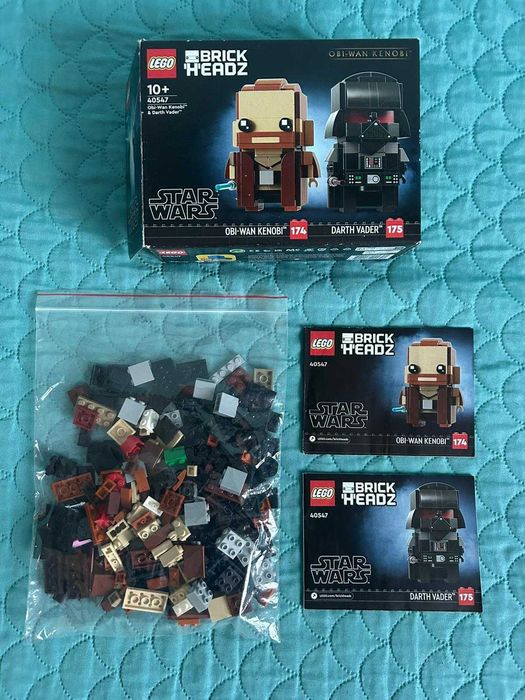 LEGO Star Wars BrickHeadz 40547 Obi-Wan Kenobi i Darth Vader