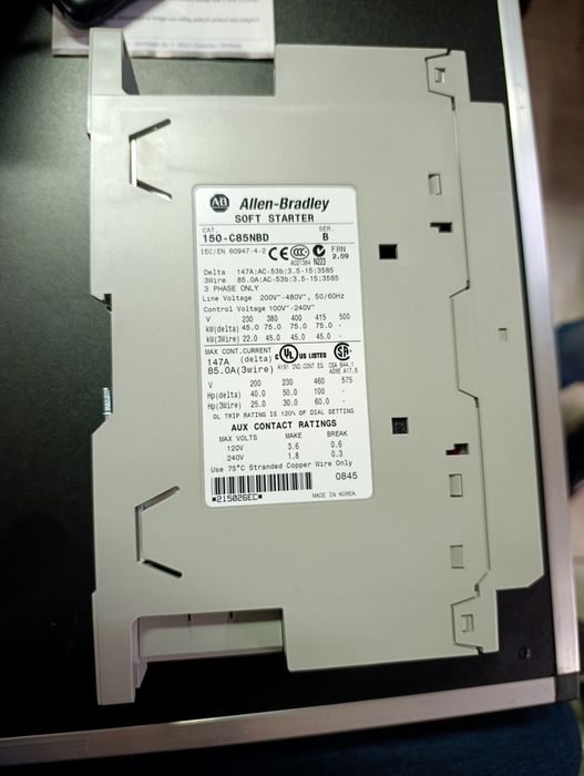 Controlador de Motor Inteligente (Soft Starter) Allen-Bradley Bulletin 150 SMC-3
