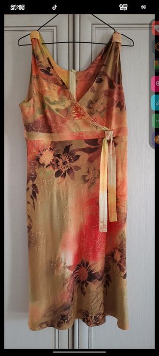 Letnia dzianowa sukienka 44