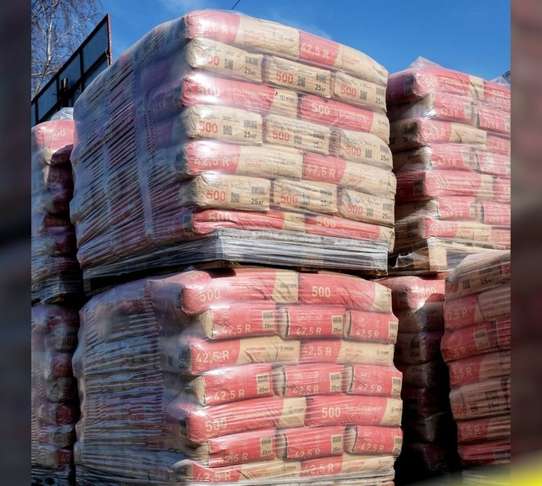 Цемент м-400 м-500 ,пісок щебінь в мішках